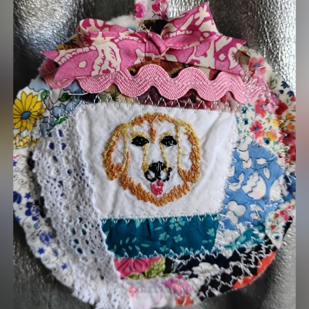 Liberty Art Fabric Tana Lawn Bag Charm Crazy Quilt Patchwork One of a Kind